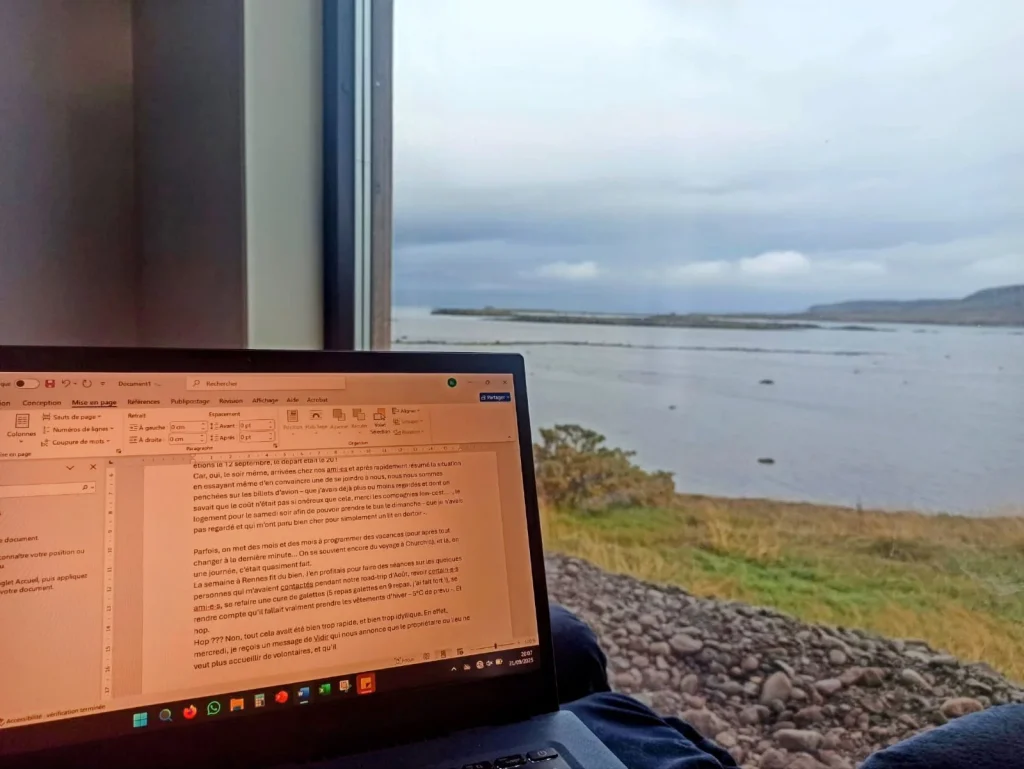 Ecriture de récits devant la mer d'Irminger